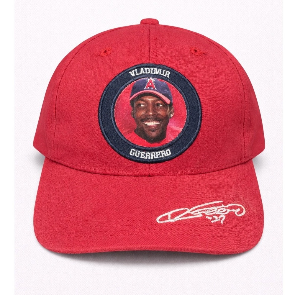 Vintage Vladimir Guerrero Angels Strapback 90s Wild Rivers Waterpark Promo Hat